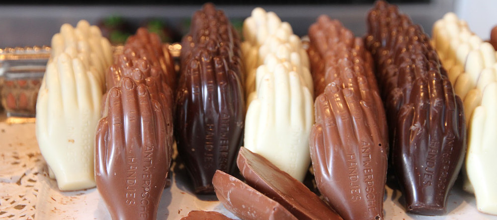 Famous belgian chocolates from Antwerp.